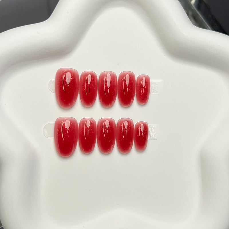 Glänzendes Ombre Press-On Nagelset