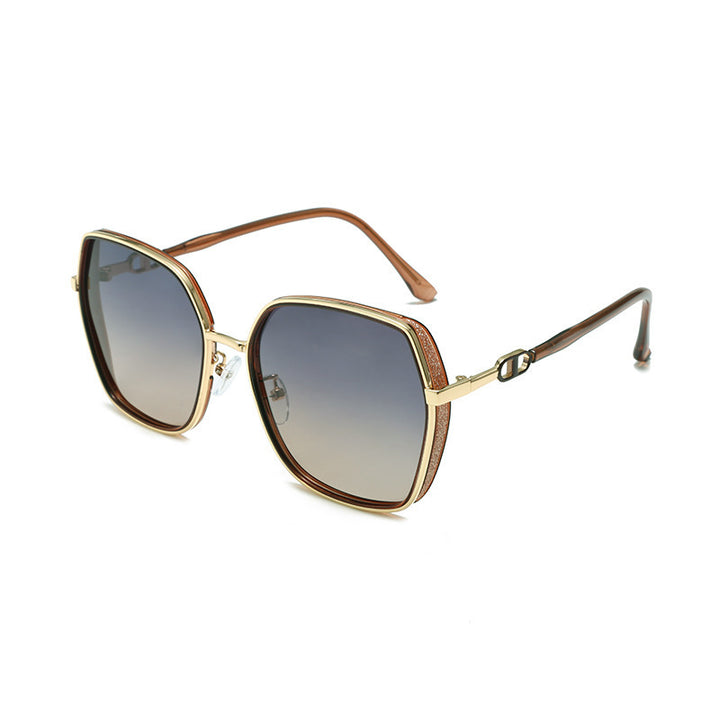 Damen luxuriöse quadratische Sonnenbrille Karnz