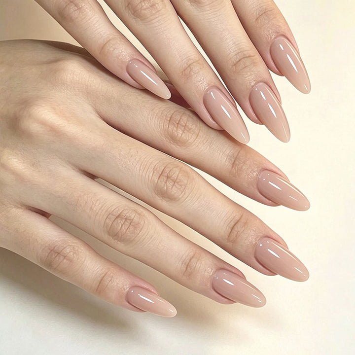 Elegante mandelförmige Acryl-Nagelverlängerungen Karnz 1789915564