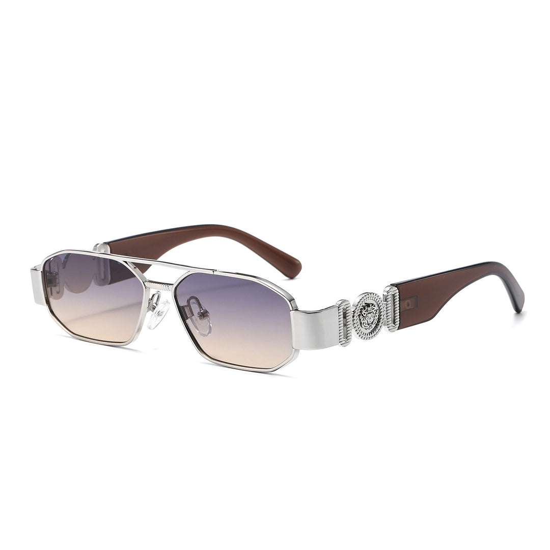 Stylische Übergroße Achtkantige Sonnenbrille Karnz