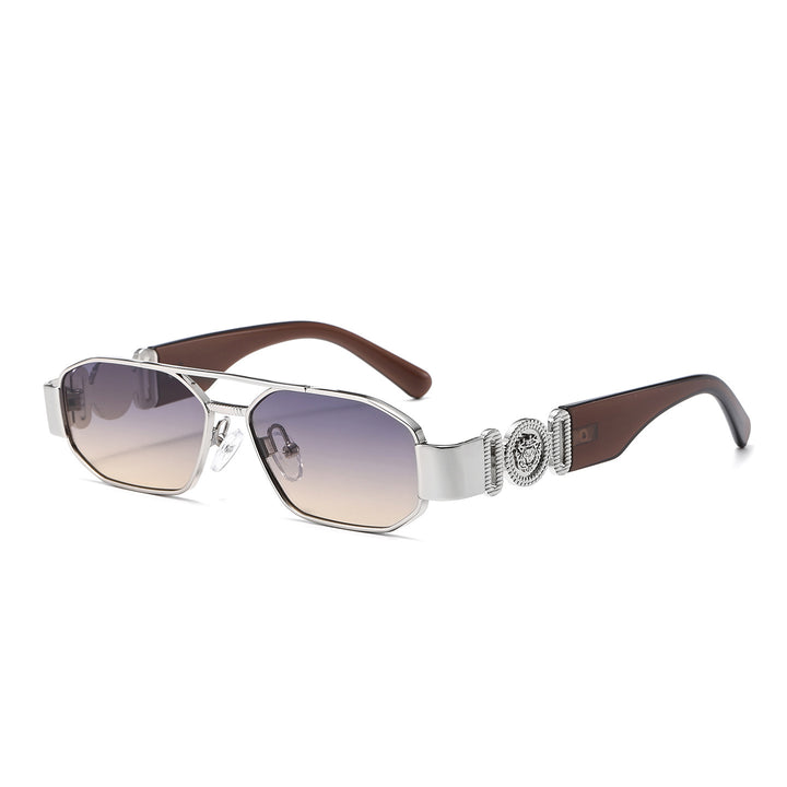 Stylische Übergroße Achtkantige Sonnenbrille Karnz