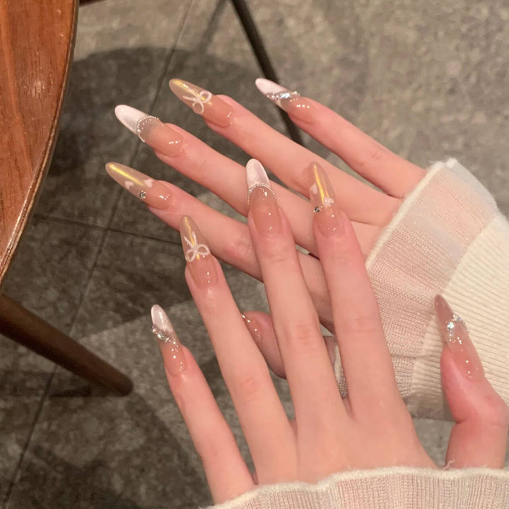 Elegante Press-On Nagelverlängerungen Karnz