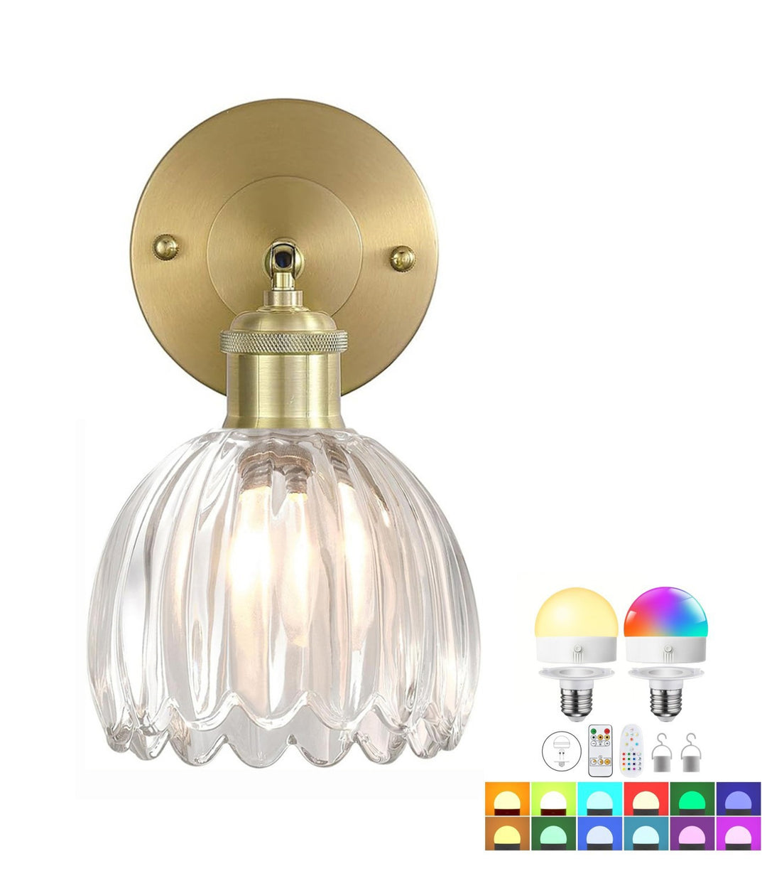 Dekorative Wandlampe
