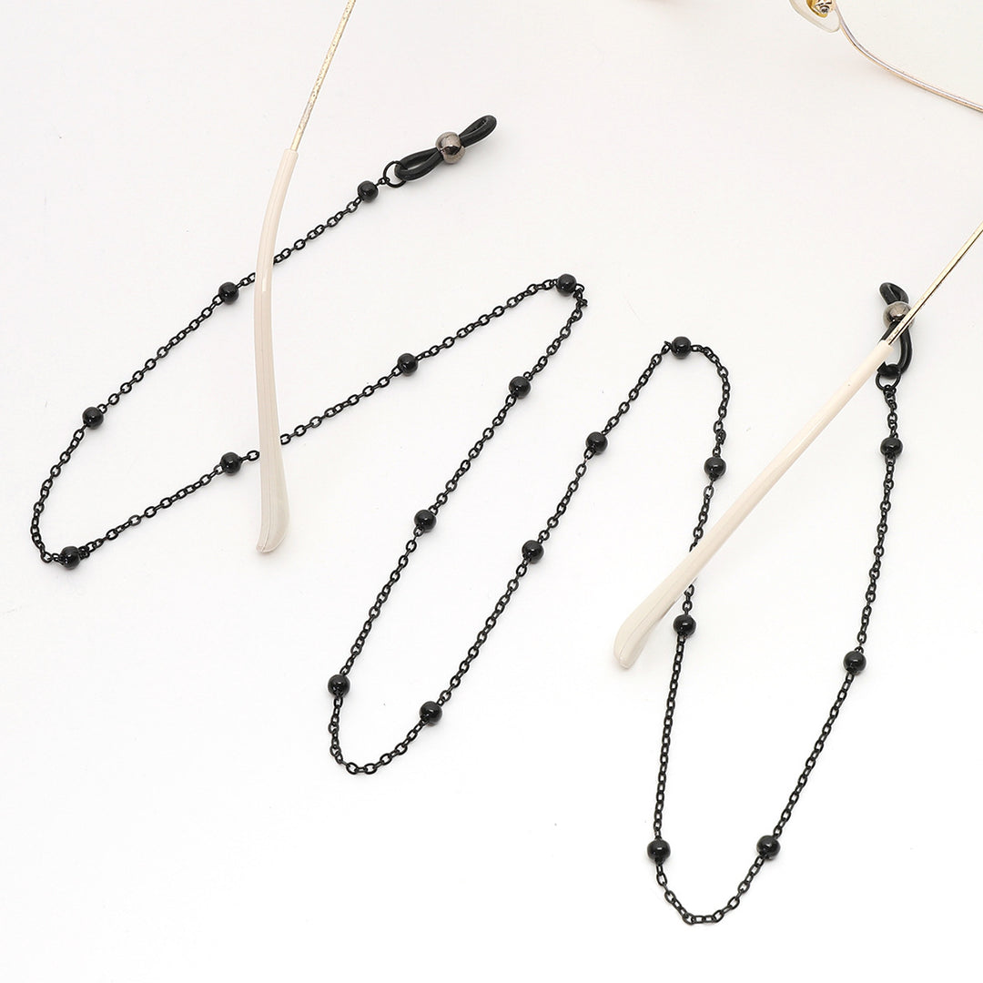 Elegante Perlen Brillen Kette Karnz