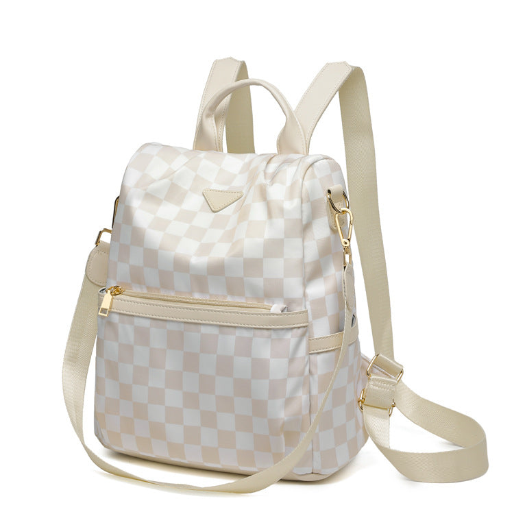 Stylische kariert Rucksack Karnz