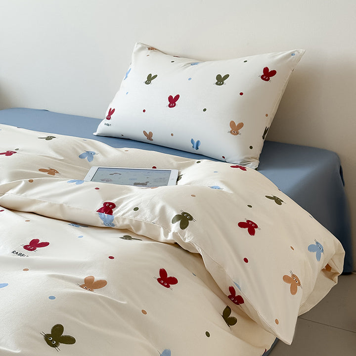 Polka Punkt Druck Bettbezug Set