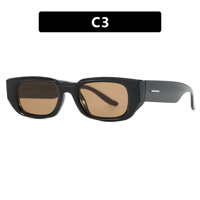 Damen modische Sonnenbrille mit innovativem, transparentem Rahmen und polarisierten Gläsern Karnz