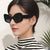 Damen Modische Sonnenbrille im Vintage-Stil Karnz