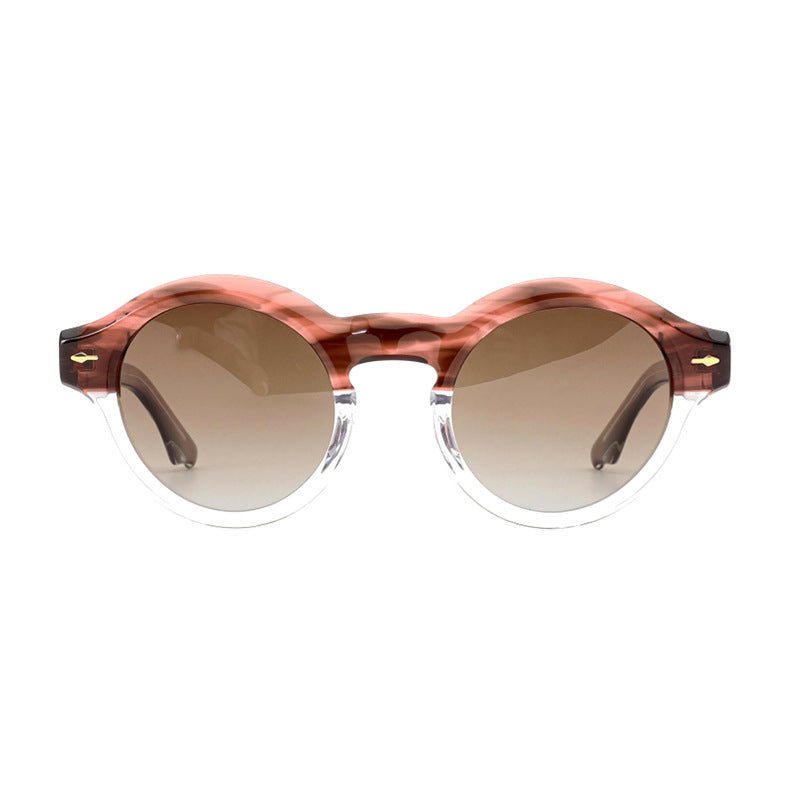 Damen Sonnenbrille im eleganten Retro-Design mit robustem Rahmen Karnz
