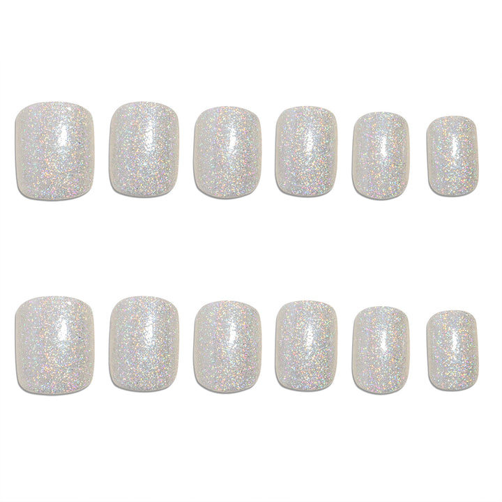 Glitzernde Press-On-Nagelspitzen Karnz