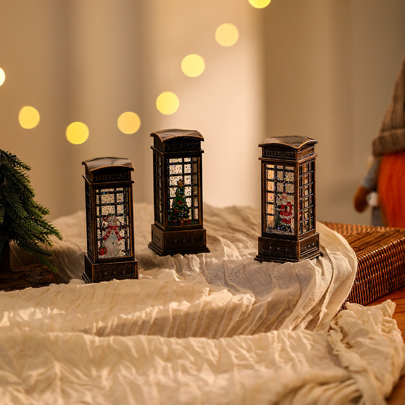 Nostalgische Weihnachtslaterne mit LED-Beleuchtung Karnz