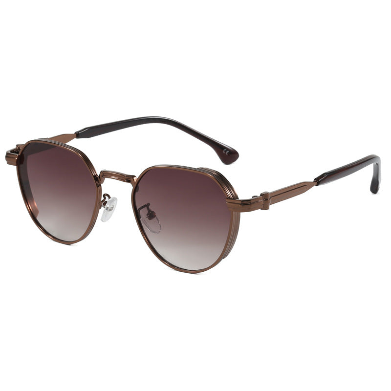 Damen geometrische Sonnenbrille im modernen Design Karnz