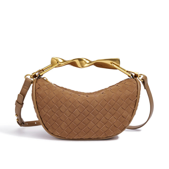Skulptierte Griff Mini-Handtasche Karnz