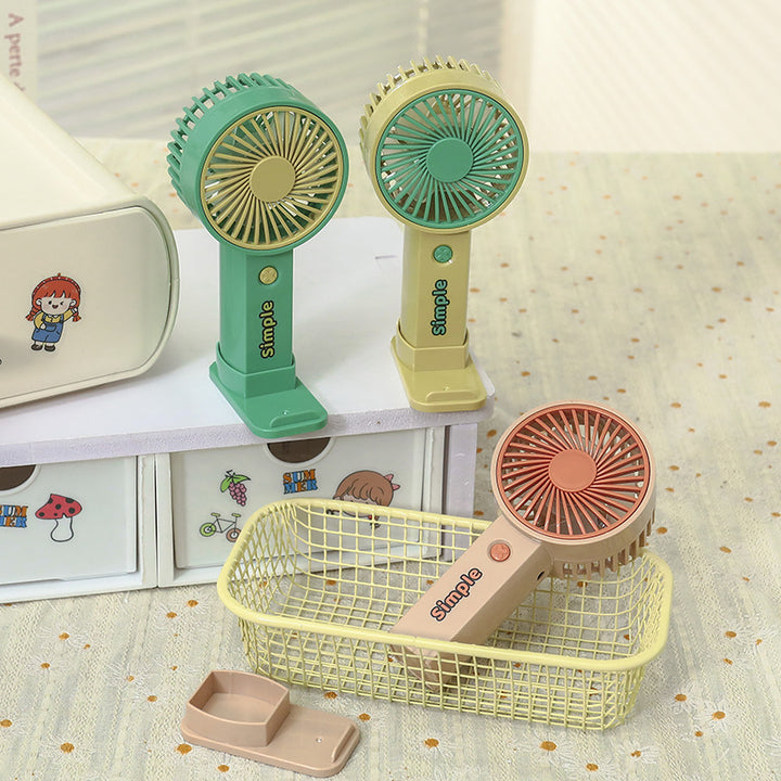 Damen Tragbarer Handventilator mit USB-Ladefunktion und kompaktem Design Karnz