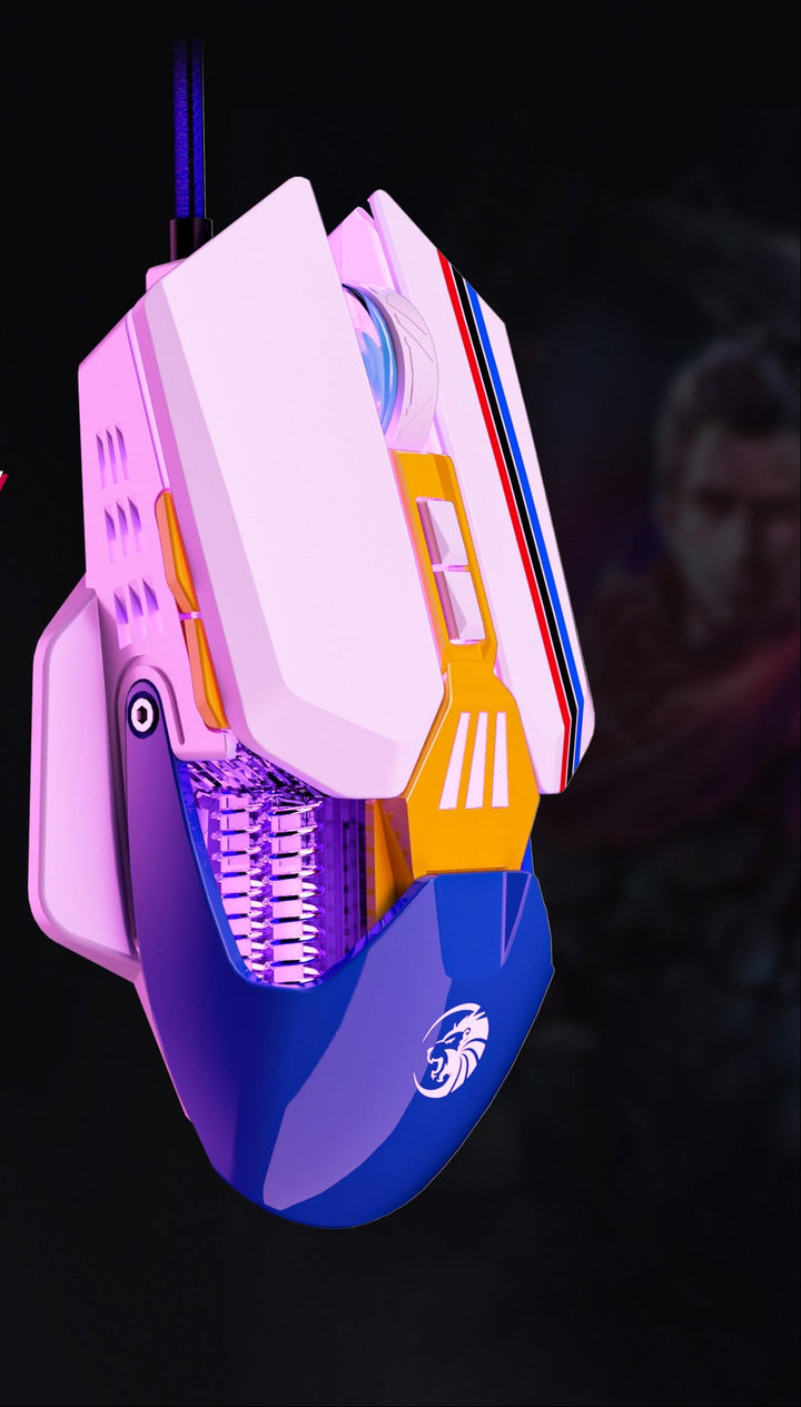 Ergonomische kabelgebundene Gaming-Maus mit anpassbarer RGB-Beleuchtung Karnz