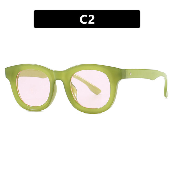 Damen trendige oversized Sonnenbrille mit markantem Design Karnz