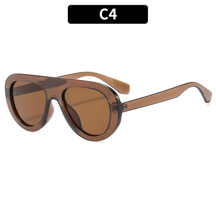 Modische Übergroße Schild Sonnenbrille