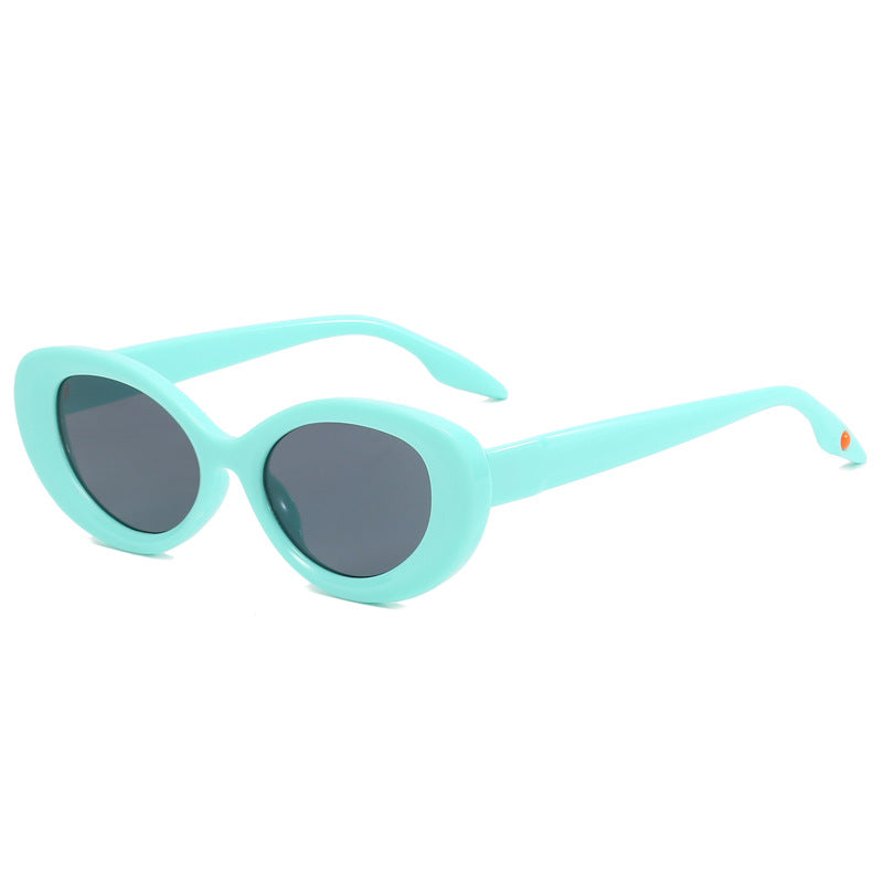Damen elegante Retro-Sonnenbrille mit UV-Schutz Karnz