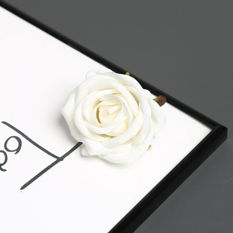 Elegante Seidenrosen-Nadel für dekorative Zwecke