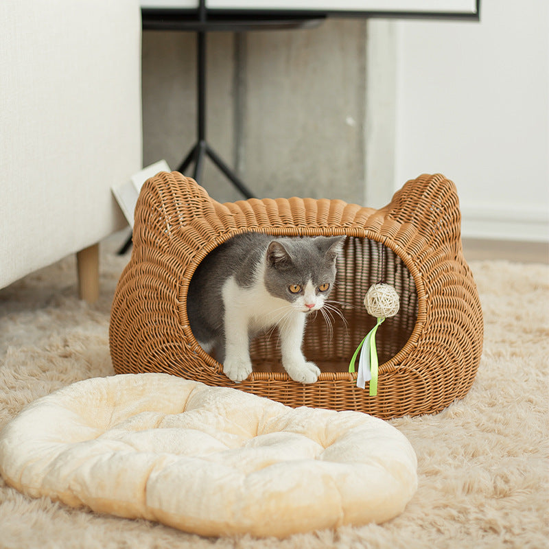 Gemütliches Katzenbett im Tierdesign Karnz