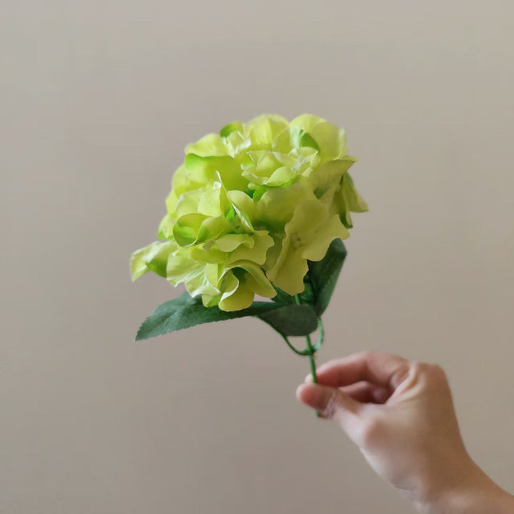 Elegante Kunst-Hortensie Stiel