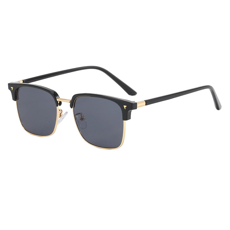 Damen elegante quadratische Brille mit leichtem Metallrahmen Karnz
