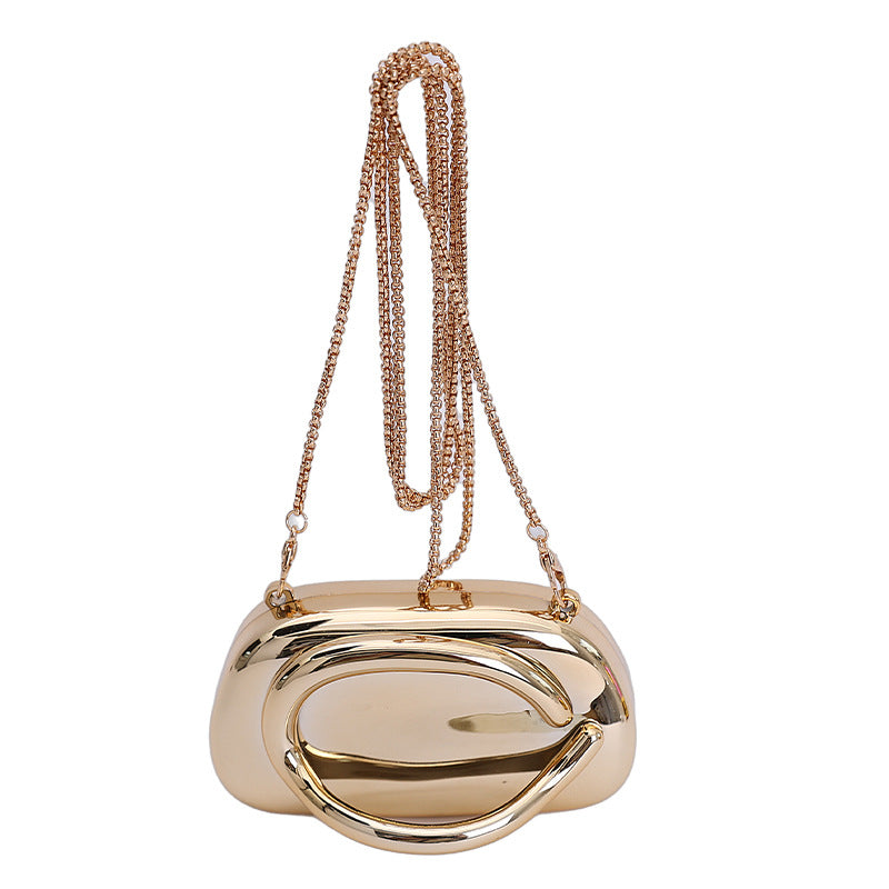 Chic Metallische Abend Clutch Karnz