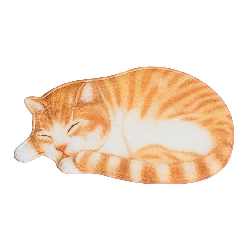Cartoon-Katzen-Themen Plüsch-Badematte