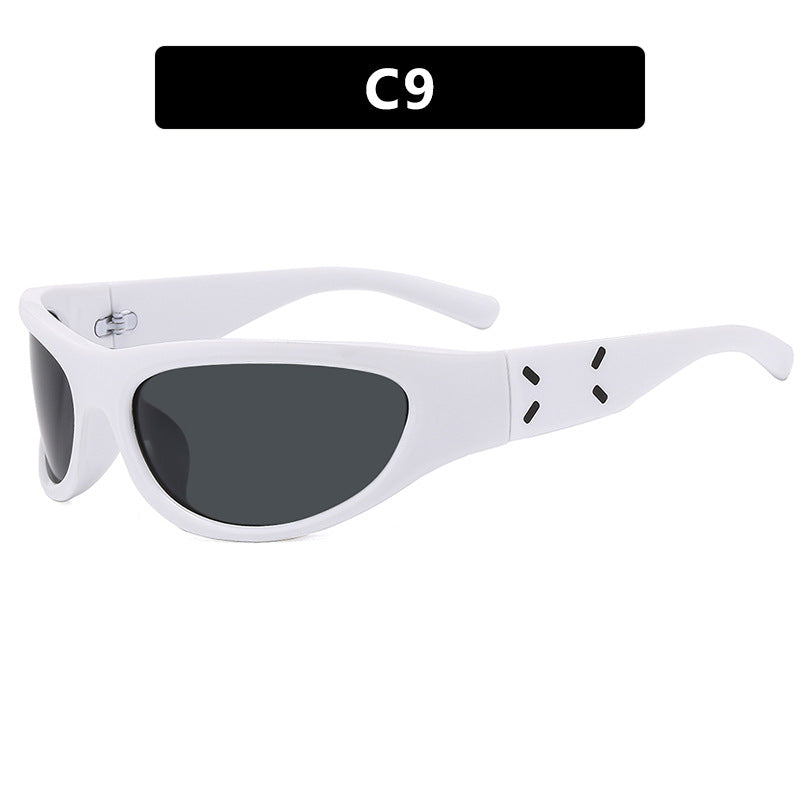 Damen Sportsonnenbrille mit ergonomischem Design und polarisierten Gläsern Karnz