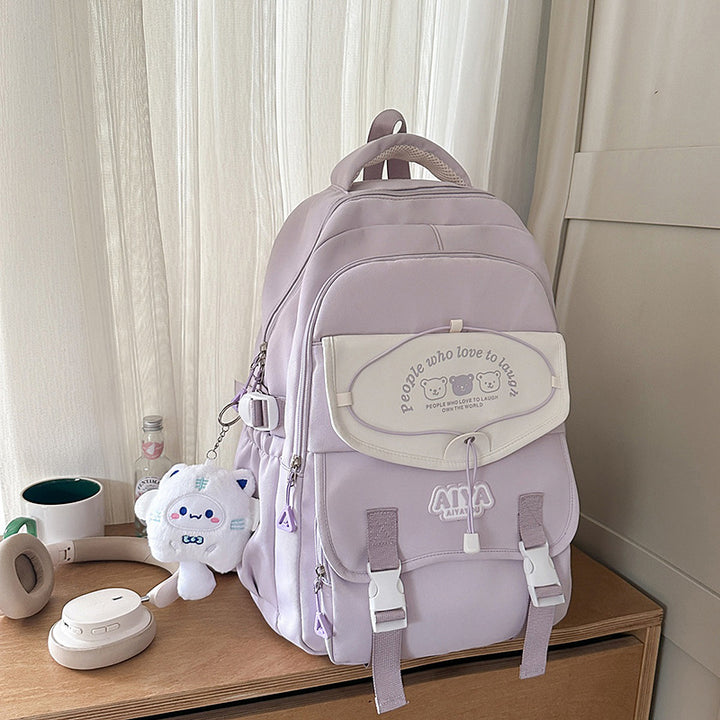 Stylischer Mehrfachfächer-Rucksack