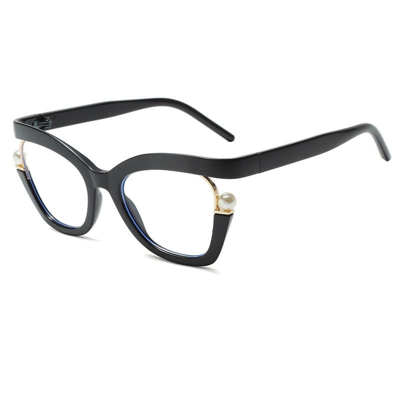 Damen Modische Sonnenbrille mit dezenten Perlendetails Karnz