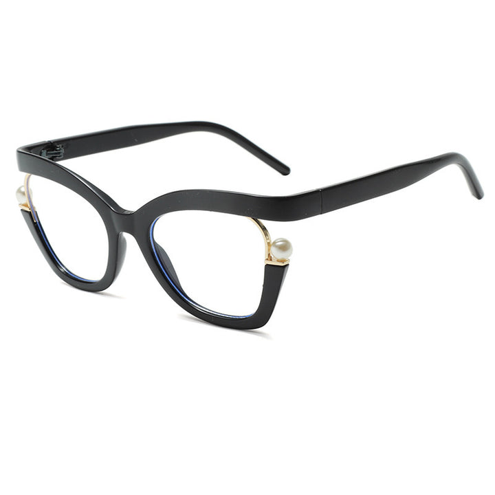 Damen Modische Sonnenbrille mit dezenten Perlendetails Karnz