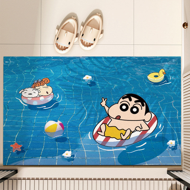 Cartoon Unterwasser-Themen Badmatte