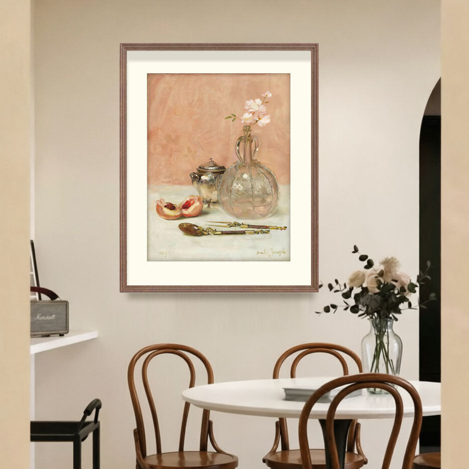 Vintage Blumen-Paar Wanddisplay