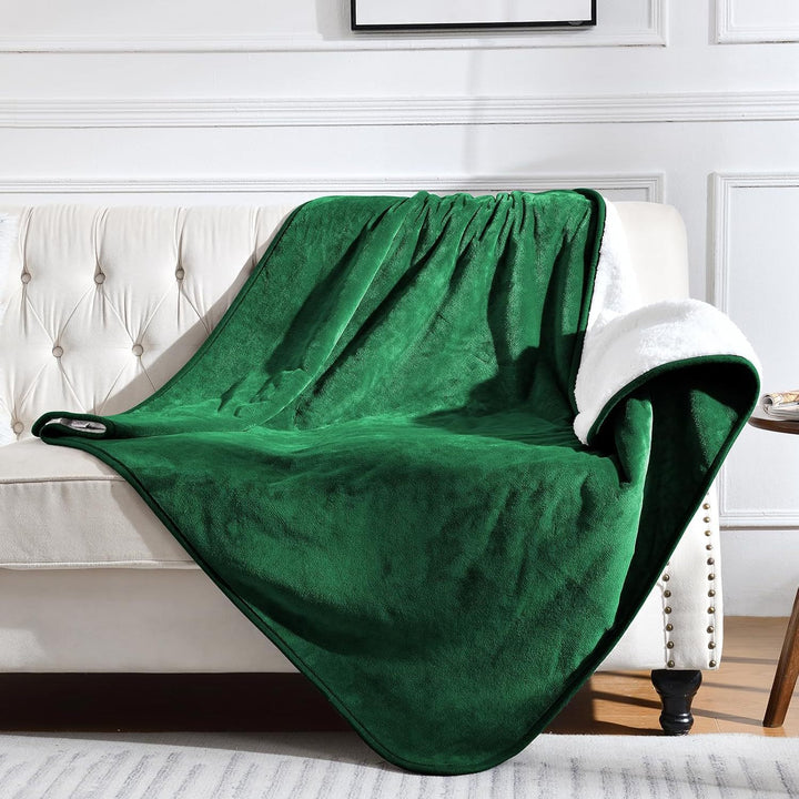 Ultra-Plush Sherpa gefütterte Decke Karnz