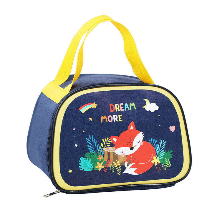 Isolierte Fox-Themen Mittags Tasche Karnz