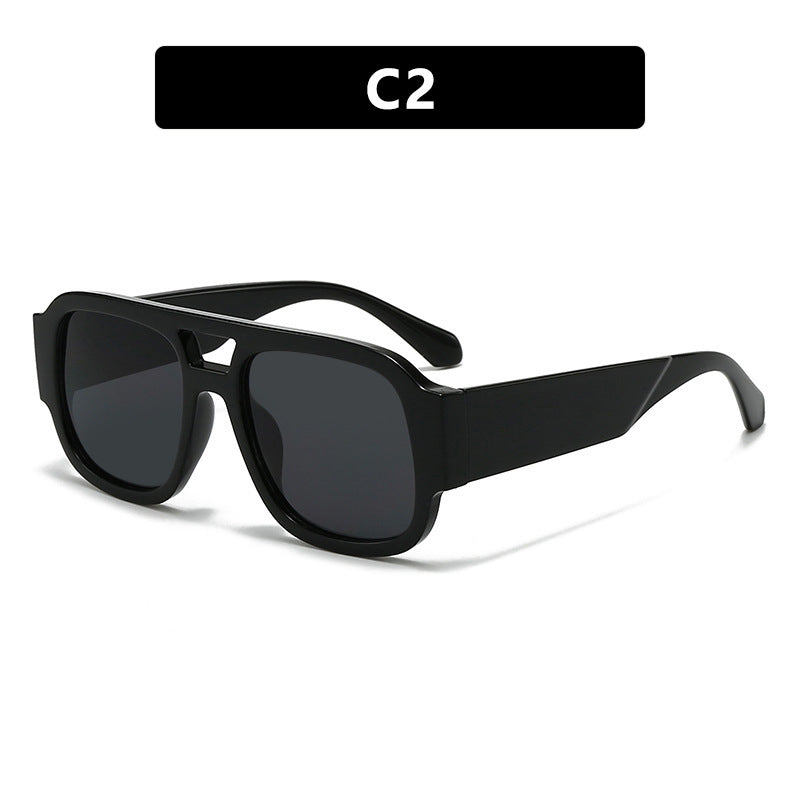 Damen moderne Sonnenbrille im eleganten Rechteckdesign Karnz