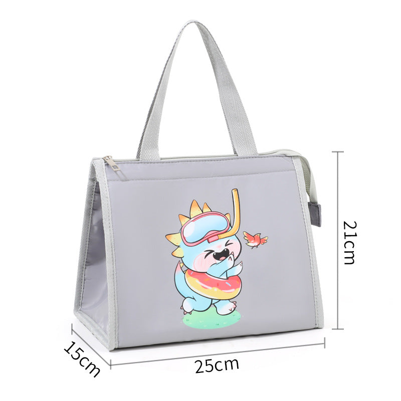 Süße Cartoon-isolierte Lunch Tasche