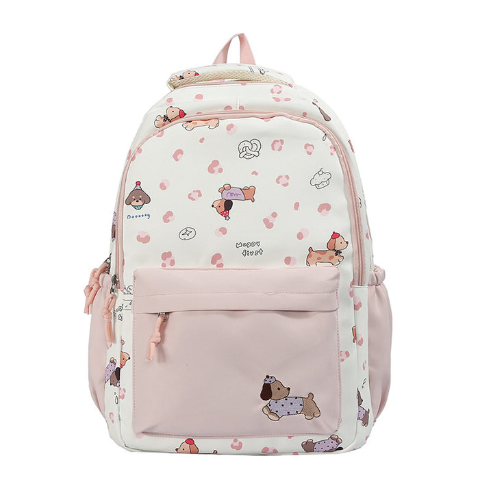 Verspielter Rucksack im Cartoon-Stil