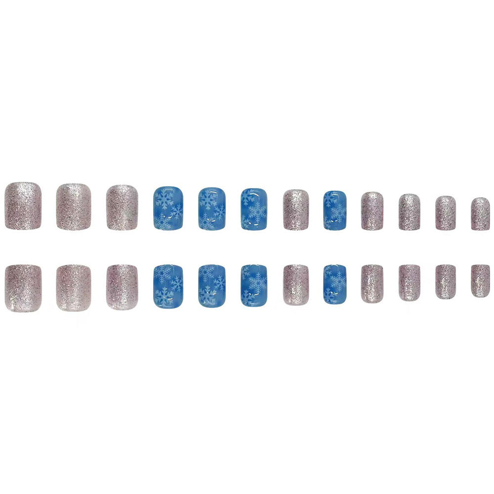 Winter-Themen Druck-Nagelkunst Karnz