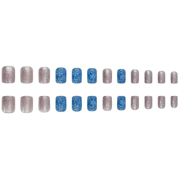 Winter-Themen Druck-Nagelkunst Karnz