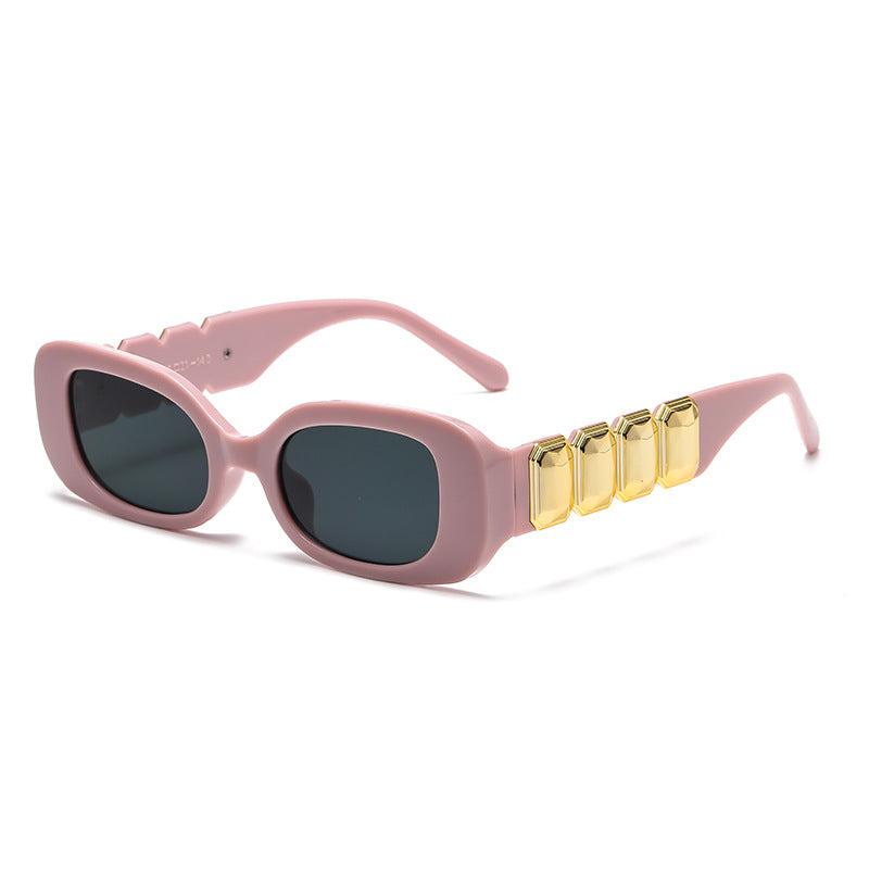 Damen modische Sonnenbrille mit glamourösem Rahmen Karnz