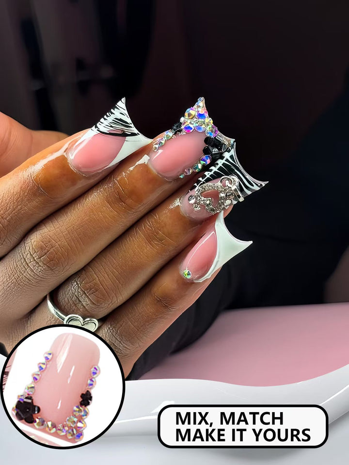 Elegante Nagelkunst Karnz