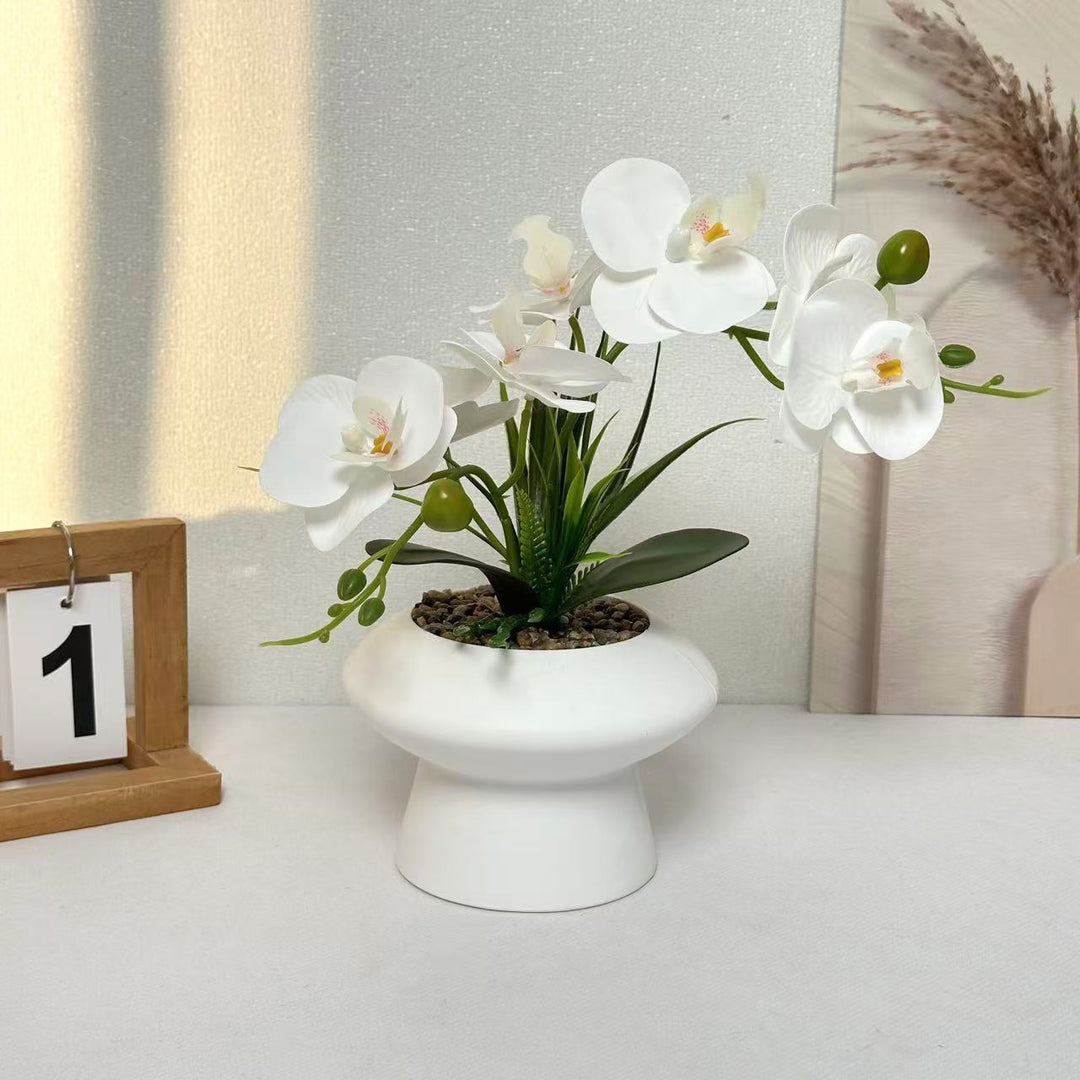 Elegante künstliche Orchideen-Blumenarrangement
