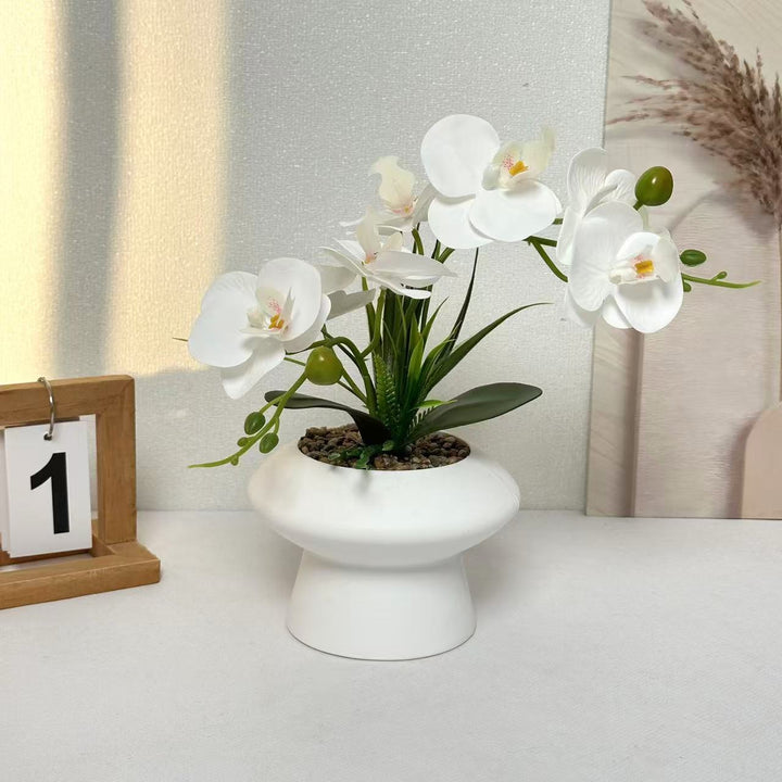 Elegante künstliche Orchideen-Blumenarrangement