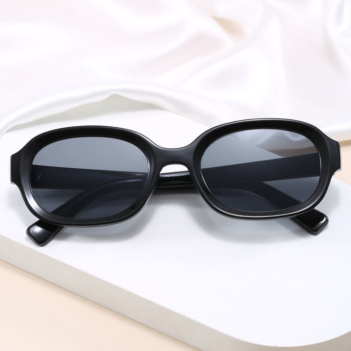 Damen modische Geometrische Sonnenbrille mit UV-Schutz Karnz
