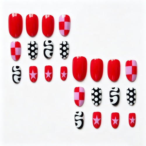 Künstlerisches Grafik-Nagelkunst-Set