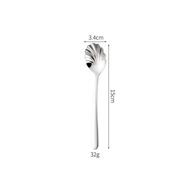 Eleganter und Ergonomischer Teelöffel mit Glänzender Oberfläche Karnz