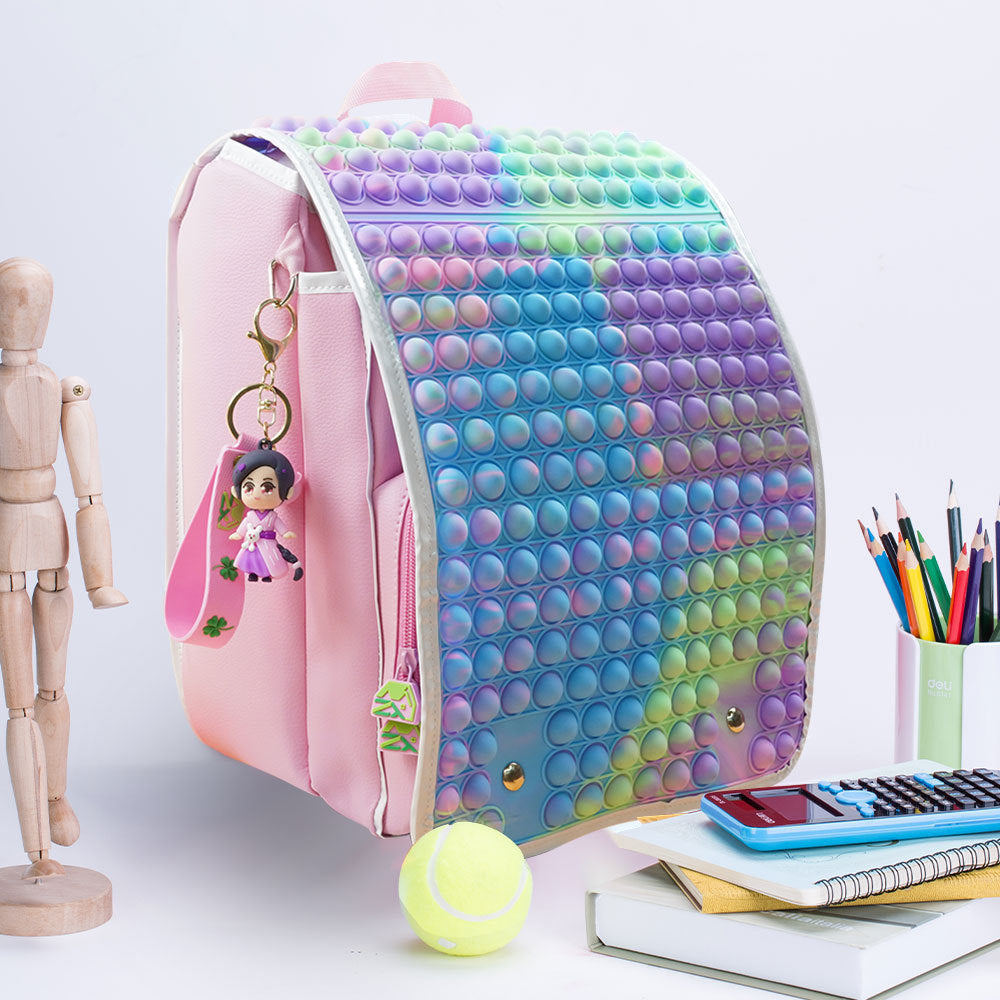 Damen Spielzeug-Rucksack mit Pop-It-Elementen Karnz