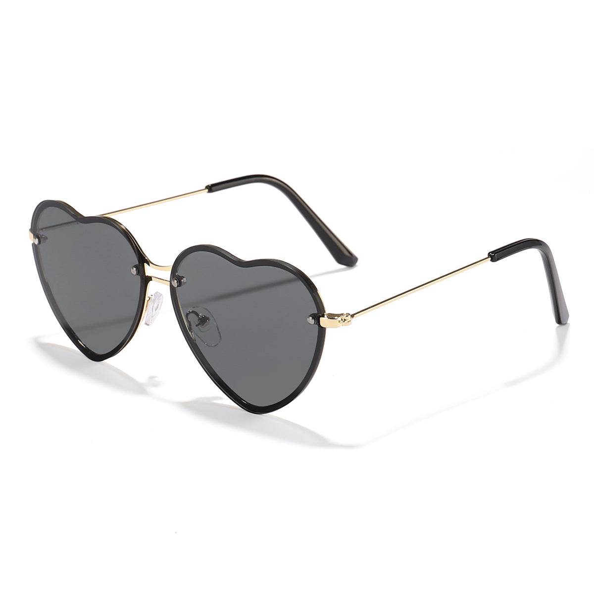 Damen Herzförmige Sonnenbrille mit stylishen Gläsern Karnz